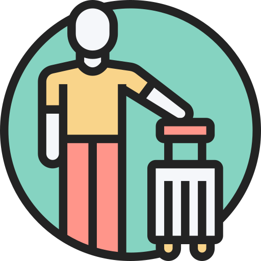 Servicios logo pasajero