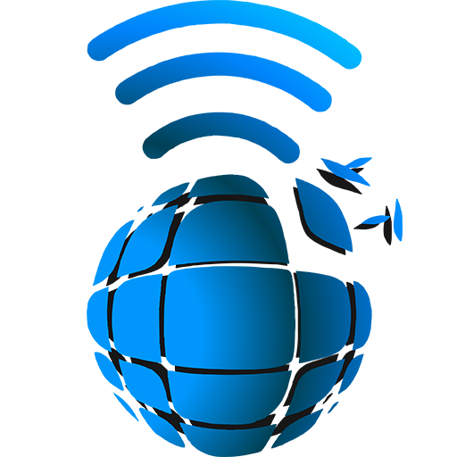 mundo con senales wifi@3x